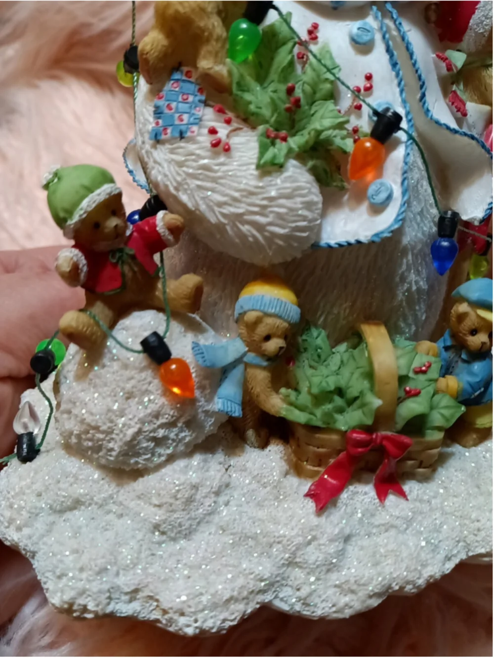 Cherished Teddies Snowman “We Could All Use a Hand Around the Holidays” Figur...